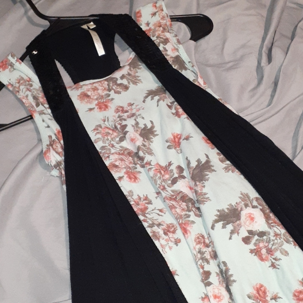 Black Sequin Tank Tunic